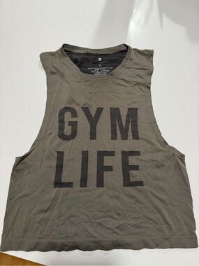 Spiritual Gangster Tank Top with GYM LIFE Print